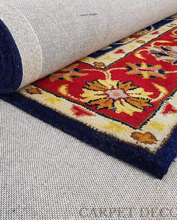 Feagin +Floral Blue Tan Area Rug